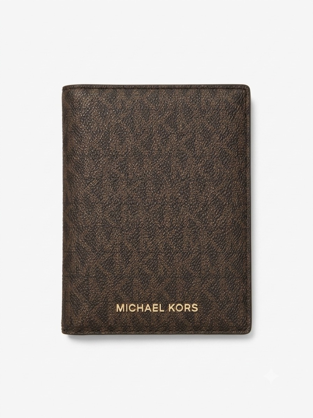 Michael Kors jet set travel Passport wallet with Gold Logo